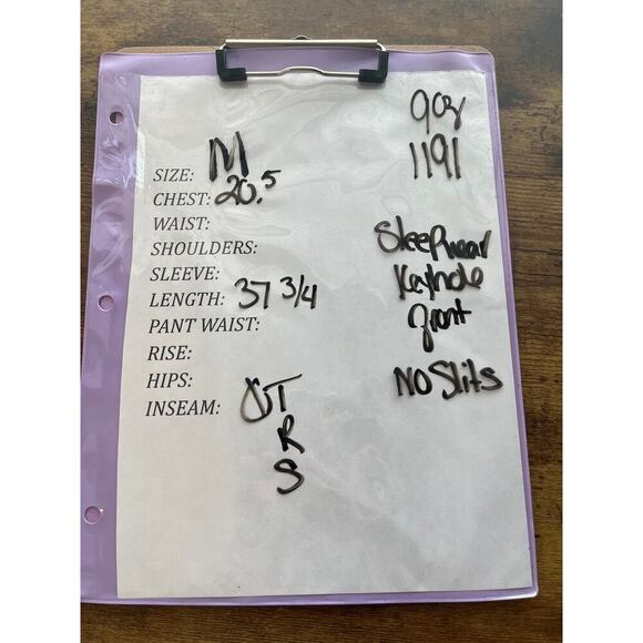 Amanda Paige M Blue Polkadot/Floral Print Pullover Comfy Sleepwear/Casual - Picture 7 of 7